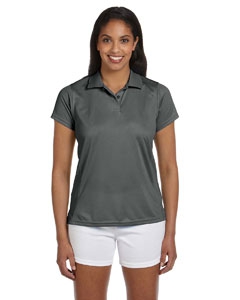 Harriton M315W Ladies&#39; 4 oz. Polytech Polo