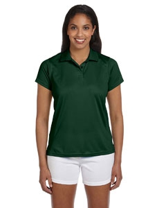 Harriton M315W Ladies&#39; 4 oz. Polytech Polo