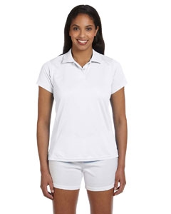 Harriton M315W Ladies&#39; 4 oz. Polytech Polo