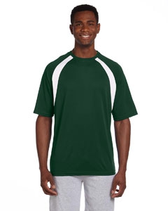 Harriton M322 4.2 oz. Athletic Sport Colorblock T-Shirt