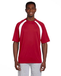 Harriton M322 4.2 oz. Athletic Sport Colorblock T-Shirt