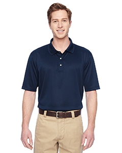 Harriton M345 Men&#39;s Advantage IL Snap Placket Performance Polo