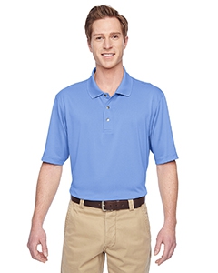 Harriton M345 Men&#39;s Advantage IL Snap Placket Performance Polo