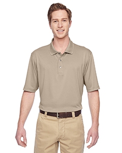 Harriton M345 Men&#39;s Advantage IL Snap Placket Performance Polo