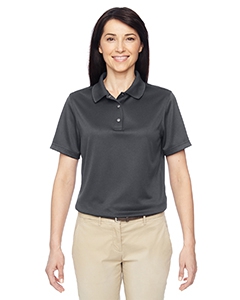 Harriton M345W Ladies&#39; Advantage IL Snap Placket Performance Polo