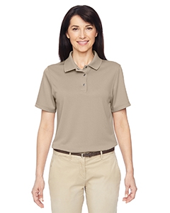 Harriton M345W Ladies&#39; Advantage IL Snap Placket Performance Polo