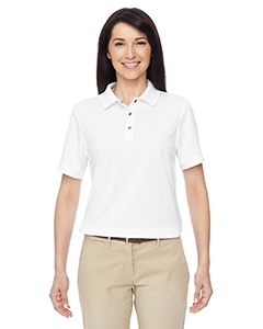 Harriton M345W Ladies&#39; Advantage IL Snap Placket Performance Polo