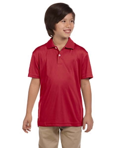 Harriton M353Y Youth Double Mesh Sport Shirt