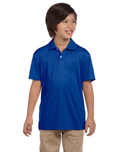 Harriton M353Y Youth Double Mesh Sport Shirt