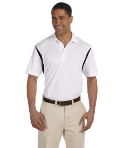 Harriton M356 Men&#39;s Back Blocked Micro-Piqu&#233; Polo