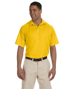 Harriton M374 Men&#39;s 3.8 oz. Polytech Mesh Insert Polo