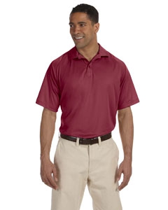 Harriton M374 Men&#39;s 3.8 oz. Polytech Mesh Insert Polo