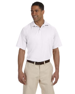 Harriton M374 Men&#39;s 3.8 oz. Polytech Mesh Insert Polo