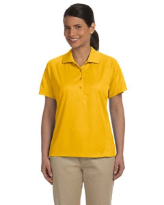 Harriton M374W Ladies&#39; 3.8 oz. Polytech Mesh Insert Polo