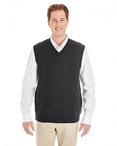 Harriton M415 Men&#39;s Pilbloc V-Neck Sweater Vest