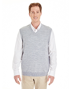 Harriton M415 Men&#39;s Pilbloc V-Neck Sweater Vest