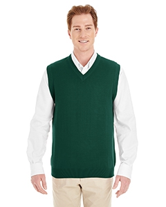 Harriton M415 Men&#39;s Pilbloc V-Neck Sweater Vest