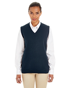 Harriton M415W Ladies&#39; Pilbloc V-Neck Sweater Vest