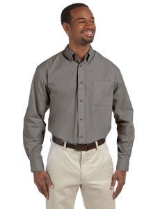 Harriton M510 Men&#39;s 3.1 oz. Essential Poplin