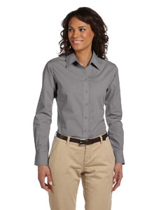 Harriton M510W Ladies&#39; 3.1 oz. Essential Poplin