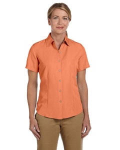 Harriton M560W Ladies&#39; Barbados Textured Camp Shirt