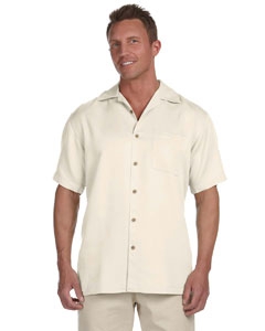 Harriton M570 Men&#39;s Bahama Cord Camp Shirt