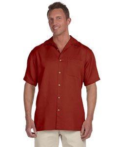 Harriton M570 Men&#39;s Bahama Cord Camp Shirt