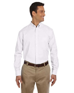 Harriton M600 Men&#39;s Long-Sleeve Oxford with Stain-Release