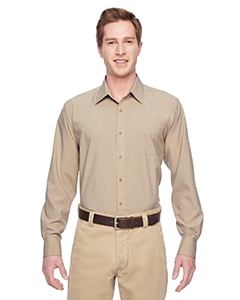 Harriton M610 Men&#39;s Paradise Long-Sleeve Performance Shirt