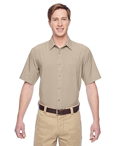 Harriton M610S Men&#39;s Paradise Short-Sleeve Performance Shirt