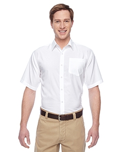 Harriton M610S Men&#39;s Paradise Short-Sleeve Performance Shirt