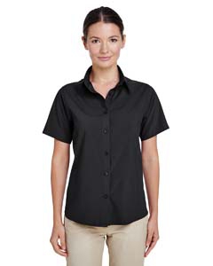 Harriton M610SW Ladies&#39; Paradise Short-Sleeve Performance Shirt