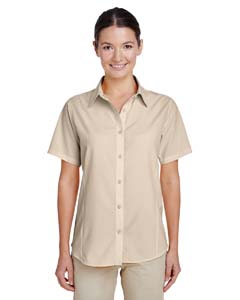 Harriton M610SW Ladies&#39; Paradise Short-Sleeve Performance Shirt