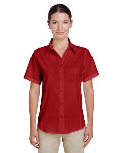 Harriton M610SW Ladies&#39; Paradise Short-Sleeve Performance Shirt