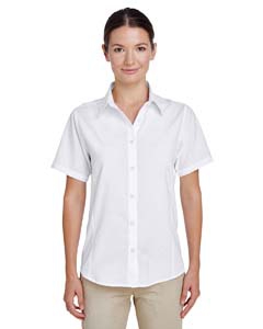 Harriton M610SW Ladies&#39; Paradise Short-Sleeve Performance Shirt