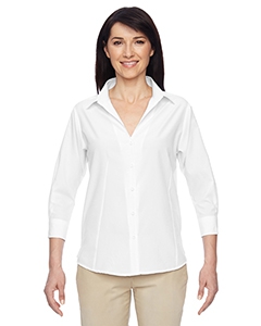 Harriton M610W Ladies&#39; Paradise Three-Quarter Sleeve Performance Shirt