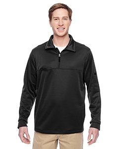 Harriton M730 Adult Task Performance Fleece Half-Zip Jacket