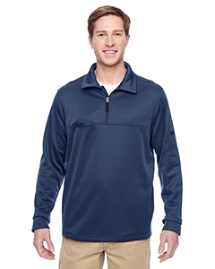 Harriton M730 Adult Task Performance Fleece Half-Zip Jacket