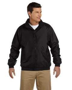 Harriton M740 Fleece-Lined Nylon Jacket