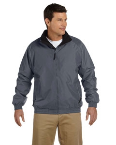 Harriton M740 Fleece-Lined Nylon Jacket