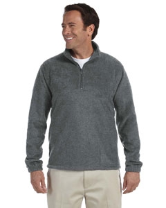 Harriton M980 8 oz. Quarter-Zip Fleece Pullover