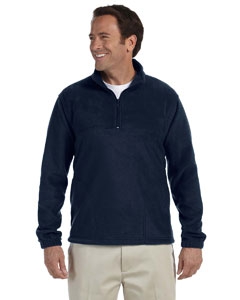 Harriton M980 8 oz. Quarter-Zip Fleece Pullover