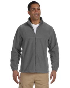 Harriton M990T Men&#39;s Tall 8oz. Full-Zip Fleece