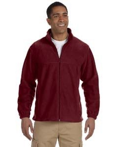 Harriton M990T Men&#39;s Tall 8oz. Full-Zip Fleece