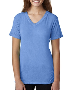 J America JA8132 Ladies&#39; Oasis Wash V-Neck T-Shirt