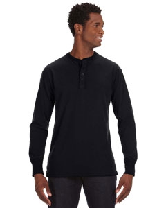 J America JA8244 Vintage Brushed Jersey Henley