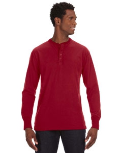 J America JA8244 Vintage Brushed Jersey Henley