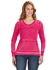 J America JA8255 Ladies&#39; Zen Thermal Long-Sleeve T-Shirt