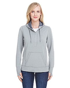 J America JA8431 Ladies&#39; Omega Stretch Snap-Placket Hood