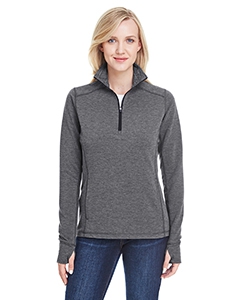 J America JA8433 Ladies&#39; Omega Stretch Quarter-Zip